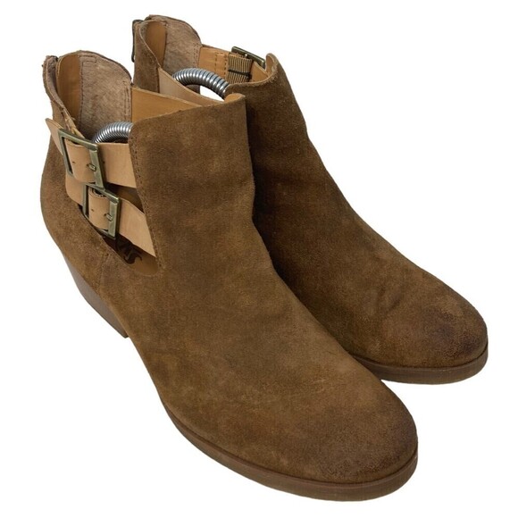 Korks Gabbriela Bootie Women's 10 M Leather Open Strap Shoe Boot - Picture 2 of 9